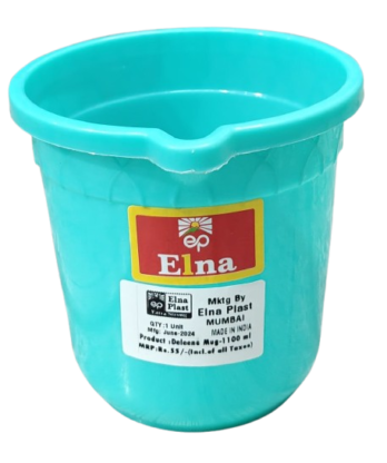 ELNA Plastic Round Mug (Pack Of 1Pcs)
