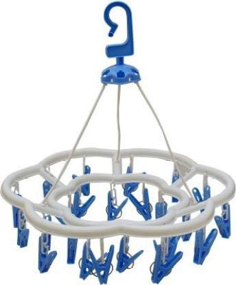 River Plast Round Cloth Drying Hanger with 24 Plastic Clips