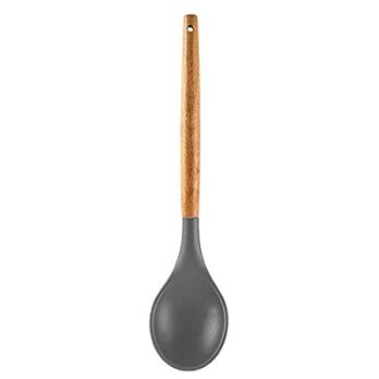 Multi-Purpose Premium Silicone Spoon With Wood Handle (12inch)