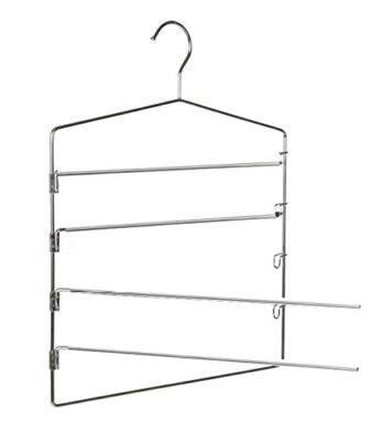 Steel Multi Tier Cloth & Bangle Hanger with Holding Capacity, Unique Design (Pack Of 1Pcs)