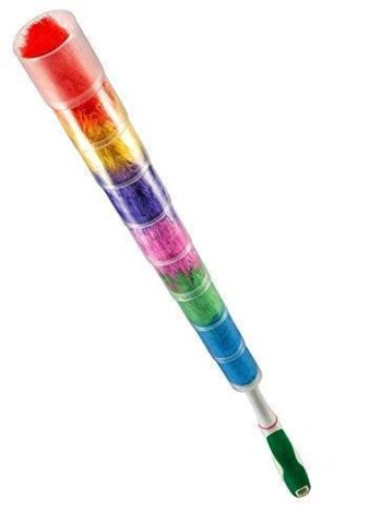 Plastic  Microfiber Feather Static Duster for Dust Cleaning Multicolor (Pack Of 1Pcs)