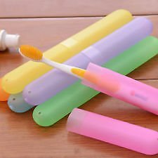 Plastic Toothbrush Holder Multicolor (Pkt Of 4Ps)