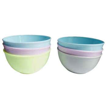 Prime Multipurpose Plastic BPA Free Mixing Bowls Set – Pack of 6 Multicolor