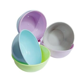 Prime Multipurpose Plastic BPA Free Mixing Bowls Set – Pack of 6 Multicolor