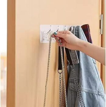 Transparent Wall Hooks (6 Pin ) for Hanging