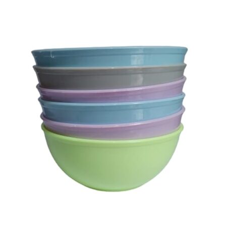 Prime Multipurpose Plastic BPA Free Mixing Bowls Set - Pack of 6 Multicolor - Image 4