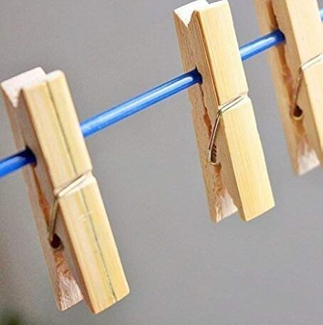 Natural Wooden Clips ( Pegs ) for multipurpose ( Pkt Of 24Ps) - Image 6