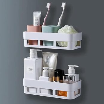 Bathroom Organiser Shelf for Wall