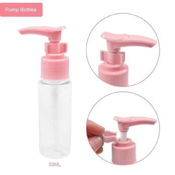 Travel Bottles for Toiletries | Refillable Travel Essentials & Accessories Kit (Pkt Of 7Pcs)