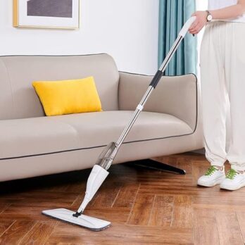 Spray Mop Set with Microfiber Washable Pad