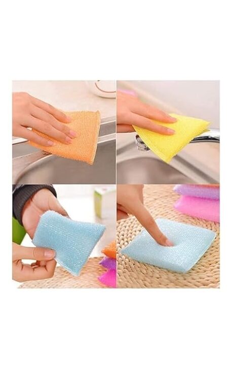 Heavy Quality Scrubber Pad Multicolor (Pack Of 4Ps) - Image 5