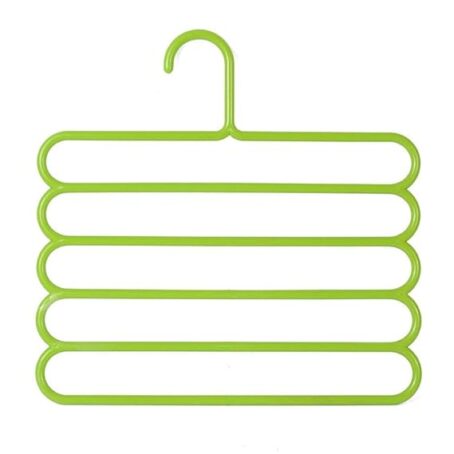 Plastic 5 Layer Pants Clothes Hanger (Pack of 6ps) - Image 4