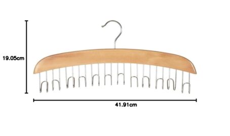 Wooden Multipurpose Hanger With 12Hooks - Image 3