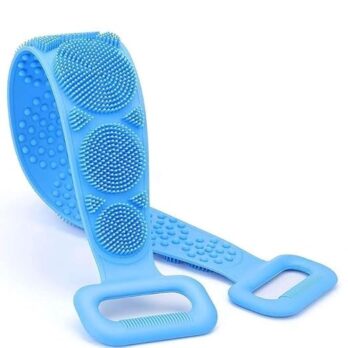 Silicone Body Back Scrubber, Double Side Bathing Brush