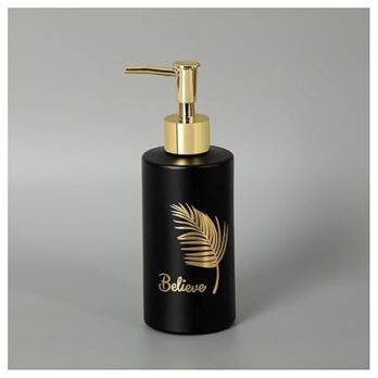Glass Liquid Dispenser (Black)