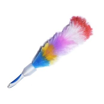 Plastic  Microfiber Feather Static Duster for Dust Cleaning Multicolor (Pack Of 1Pcs)