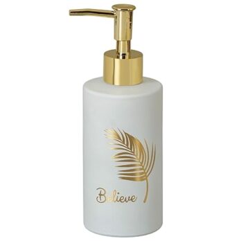 Glass Liquid Dispenser (White)