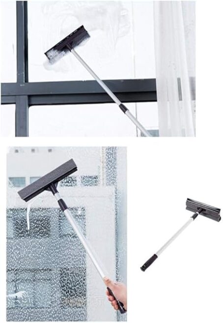 Black Wiper for Glass And Floor With Handle Sponge - Image 4