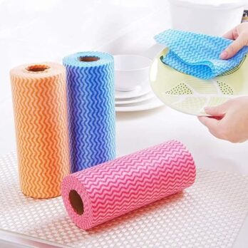 Kitchen Tissue Roll With 80 Sheets & Reusable