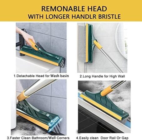 2in1 Toilet Cleaning Brush with Wiper - Image 4