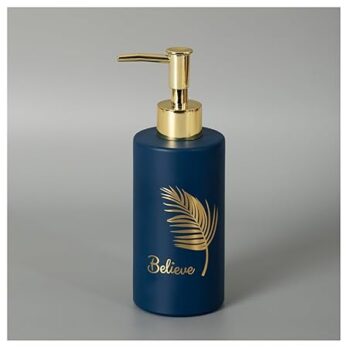 Glass Liquid Dispenser (Blue)