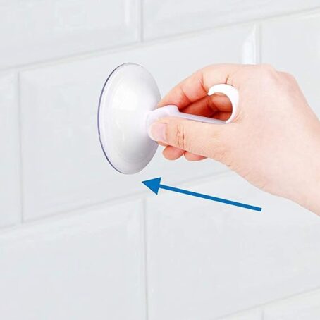 HITEN Powerful Glass Vacuum Suction Cup Hooks White - Image 3