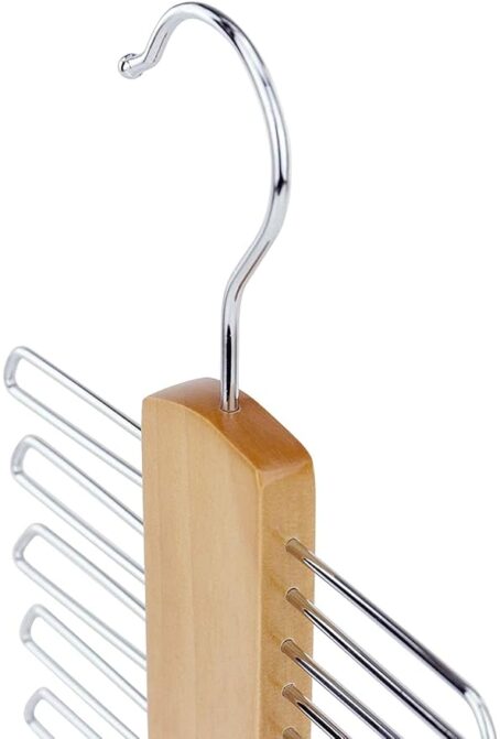 Wooden 20 Bar Tie Rack hanger - Image 4