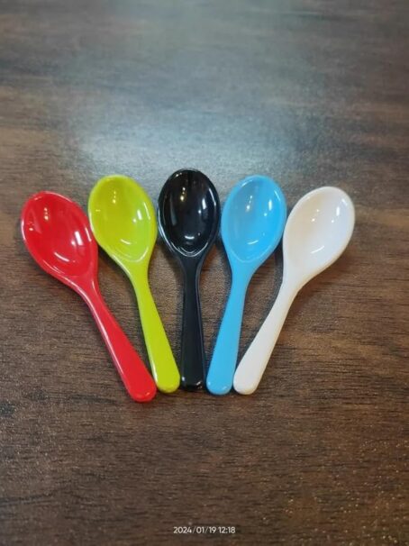 Plastic Masala Spoon for Small Containers, Multipurpose Spoon for Dispensing Tea, Coffee, Sugar, Condiments & Spices (Multicolor, Set of 10) - Image 5