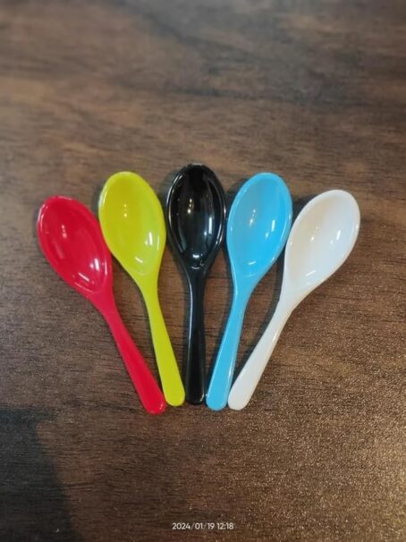 Plastic Masala Spoon for Small Containers, Multipurpose Spoon for Dispensing Tea, Coffee, Sugar, Condiments & Spices (Multicolor, Set of 10) - Image 6