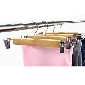 Wooden Clip (Non Slip Grip) Hanger (Pack of 6ps & 12ps)