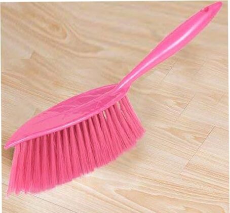 Plastic Soft Bristle Leaf Design Cleaning Brush for Home Carpet (Pack Of 1Pcs ) Multicolor - Image 4