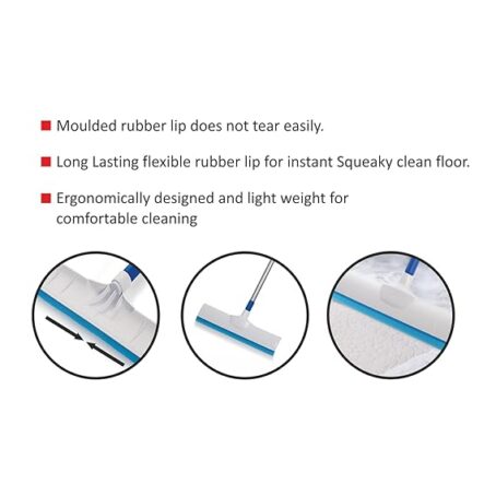 Cello Kleeno Standee Floor Wiper With Flexible Rubber Lip And Plastic Body & Rod (Pack Of 1Pcs) - Image 5