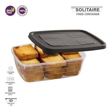 SKI Solitaire Storage Container Set of 6 Pcs
