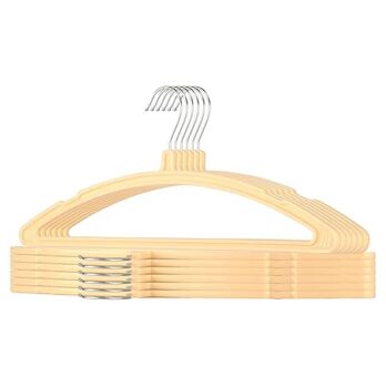 ANKIT Plastic (007) Cloth Hanger (Pack of 6ps)