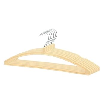 ANKIT Plastic (007) Cloth Hanger (Pack of 6ps)