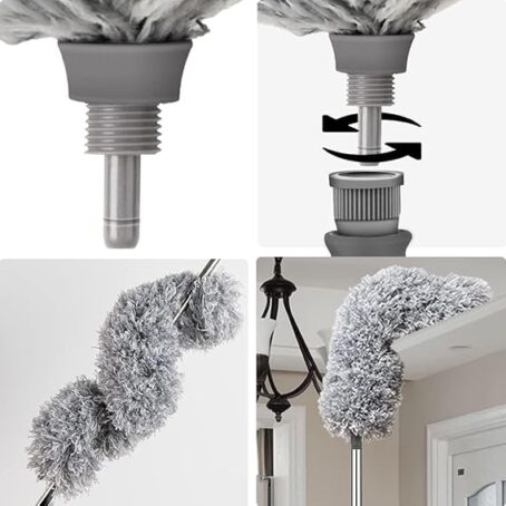 Stainless Steel Long Handle Ceiling Duster - Image 2