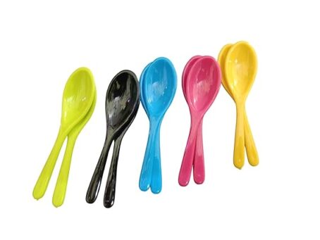 Plastic Masala Spoon for Small Containers, Multipurpose Spoon for Dispensing Tea, Coffee, Sugar, Condiments & Spices (Multicolor, Set of 10) - Image 4