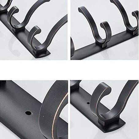 Stainless Steel Wall (Khuti) Black For Cloth Hanging (Pack Of 1Pcs) - Image 2