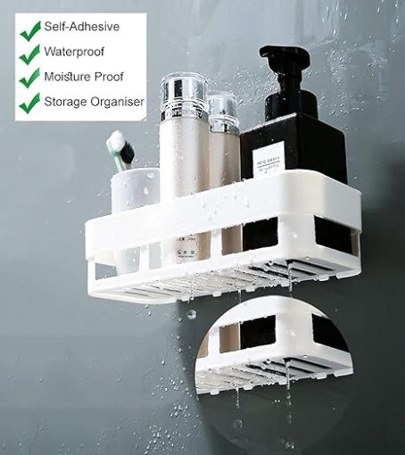 Bathroom Organiser Shelf for Wall - Image 3