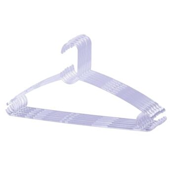 Acrylic Crystal Clothes Hanger for Shirts-Jackets-Dress-Pant (Pack Of 6Pcs)
