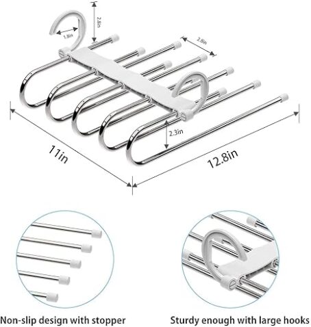 5 in 1 Stainless Steel Foldable Hangers - Image 5