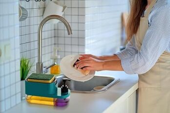 3 in 1 Soap Liquid Dispenser With Sponge