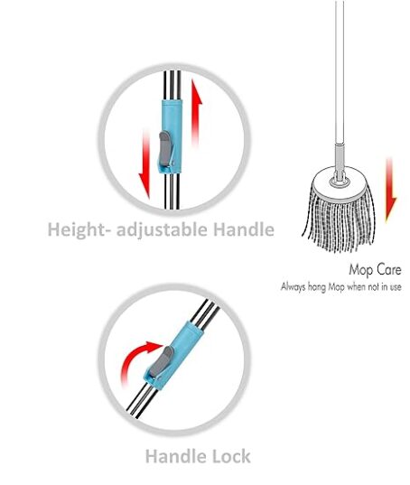 Floor Cleaning Mop Stick Heavy Quality - Image 3