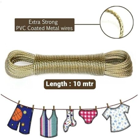PVC Coated Steel Wire Rope for Drying Clothes - Image 4