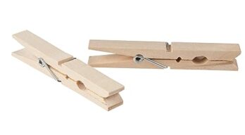 Natural Wooden Clips ( Pegs ) for multipurpose ( Pkt Of 24Ps)