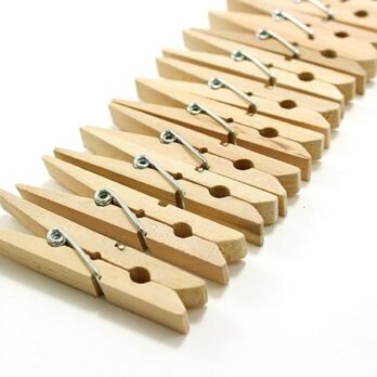 Natural Wooden Clips ( Pegs ) for multipurpose ( Pkt Of 24Ps)