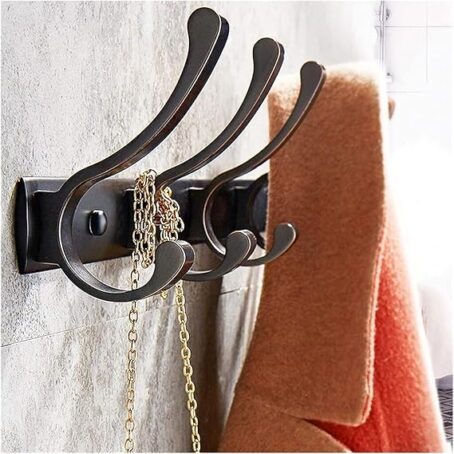 Stainless Steel Wall (Khuti) Black For Cloth Hanging (Pack Of 1Pcs) - Image 3