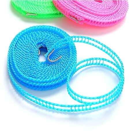 Cloth Drying Nylon Rope with Hooks (5meter) - Image 3