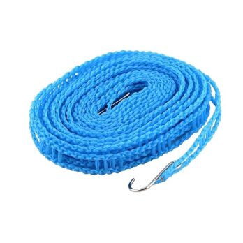 Cloth Drying Nylon Rope with Hooks (5meter)