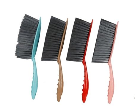 Plastic Soft Bristle Leaf Design Cleaning Brush for Home Carpet (Pack Of 1Pcs ) Multicolor - Image 5